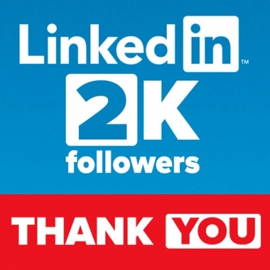 2000 followers sur notre page Linkedin